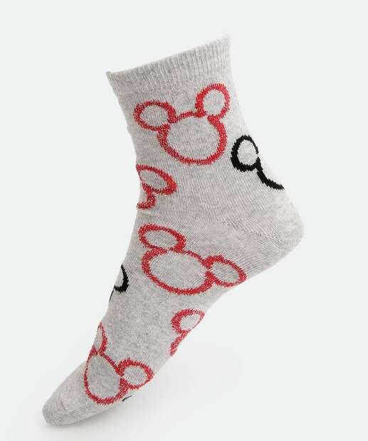 Kit 2 Pares Meias Feminina Disney