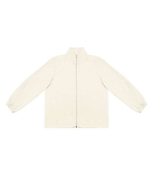 Jaqueta Plus Size Feminina Moletinho Secret Glam Bege