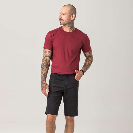 Bermuda Sarja Masculina Preta Zune