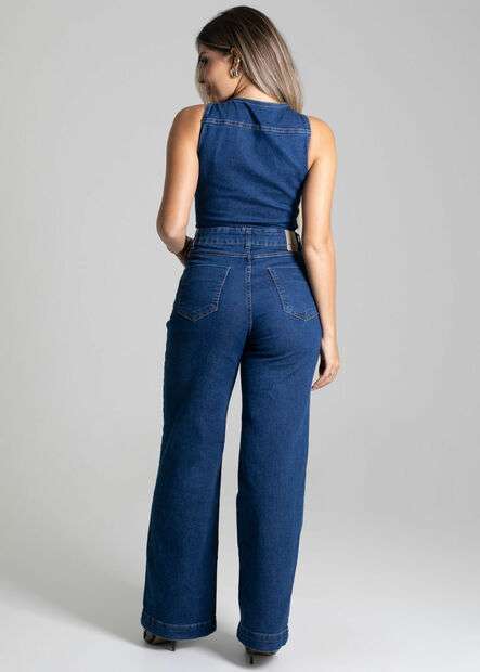 Macacão Jeans Sawary - 276583