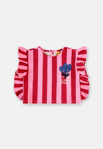 Conjunto Tulipa Bata Short Três e Já