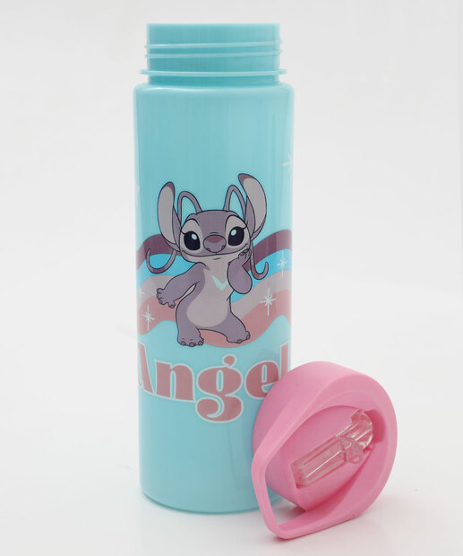 Garrafa Squeeze Estampa Stitch Disney 680ML Azul