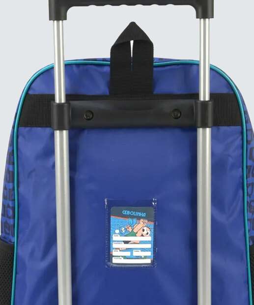 Mochila Mala Com Rodas Infantil Cebolinha Luxcel