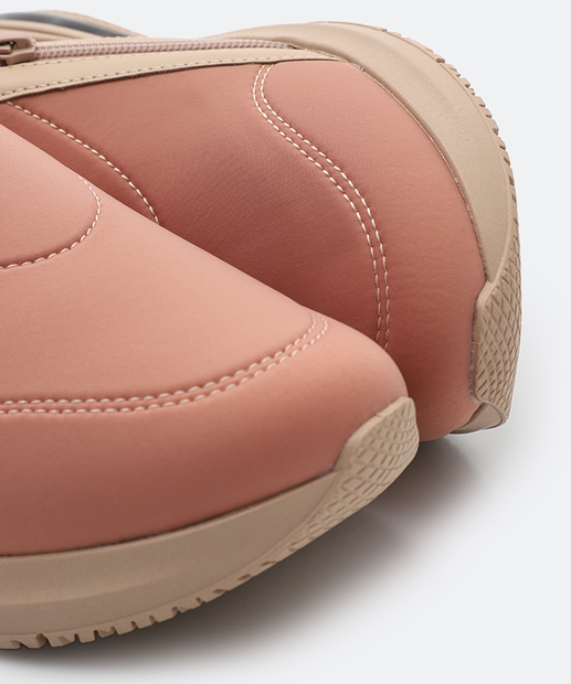Tênis Casual Slip On Feminino Comfortflex Rosa