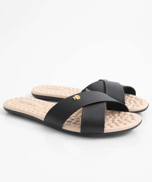 Rasteirinha Feminina Modare Preto