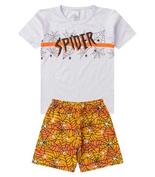 Image_Pijama Infantil Menino Brilha No Escuro kappes Branco