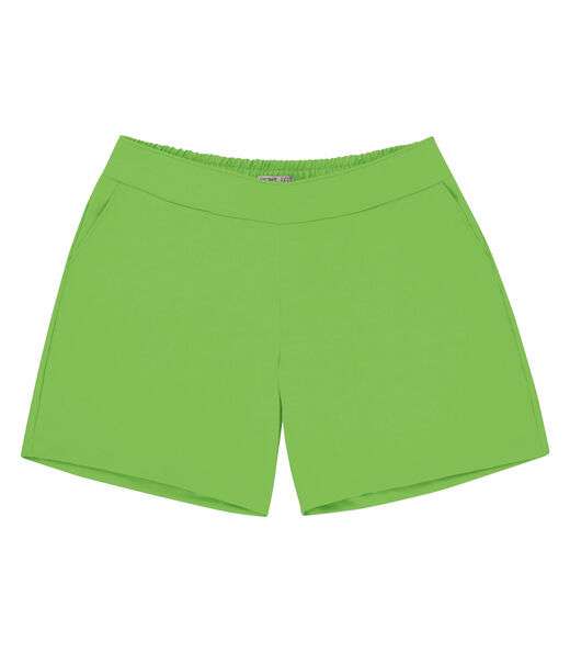 Shorts Feminino Plus Size Crepe Light Secret Glam Verde