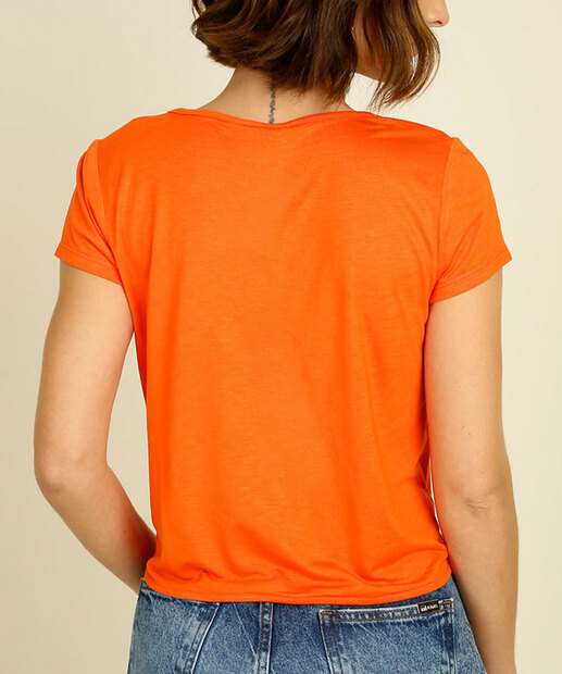 Blusa Feminina Botões Manga Curta