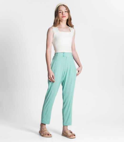 Calça Juvenil Feminina Minty Verde