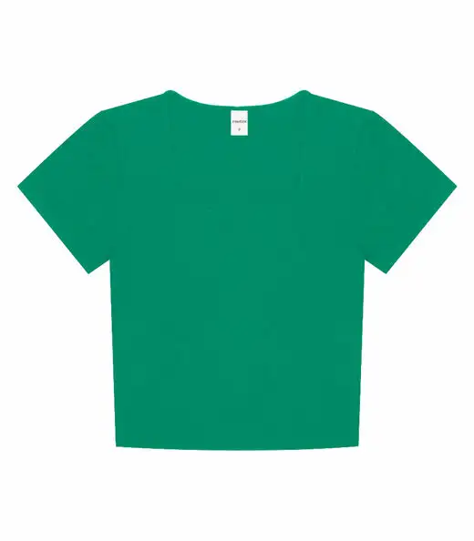 Blusa Cropped Feminina Rovitex Verde