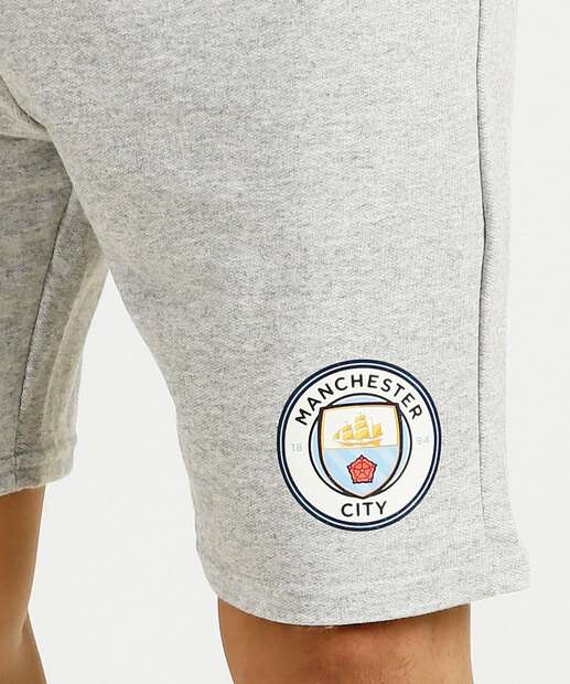 Bermuda Masculina Moletom Bolsos Time Manchester City