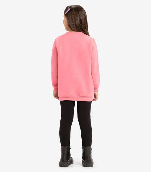 Calça Legging Infantil Feminina Rovitex Kids Preto