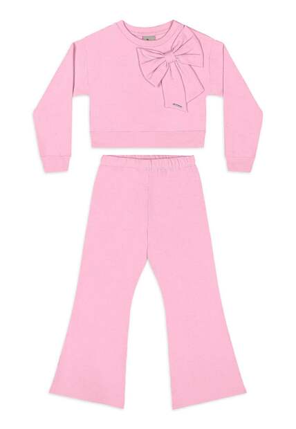 Conjunto Blusão Laço e Calça Flare Quimby
