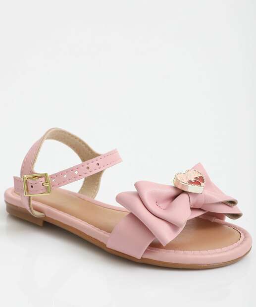 Image_Sandália Infantil Laço Molekinha Rosa