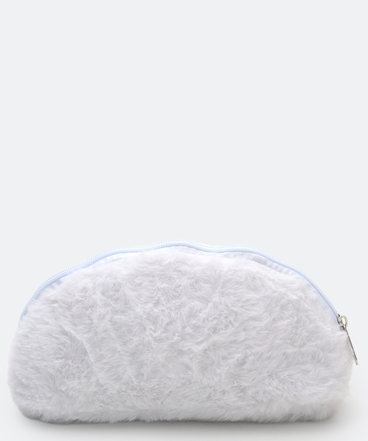 Necessaire Feminina Pelúcia Snoopy Off White