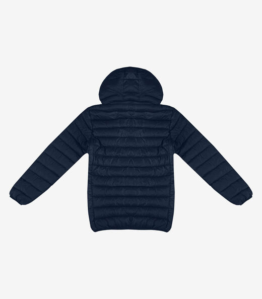 Jaqueta Masculina Puffer Com Capuz All Free Azul