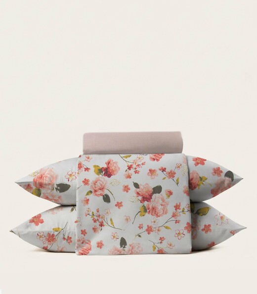 Image_Jogo De Cama 3 Peças Supercal Solteiro Corttex Rosa
