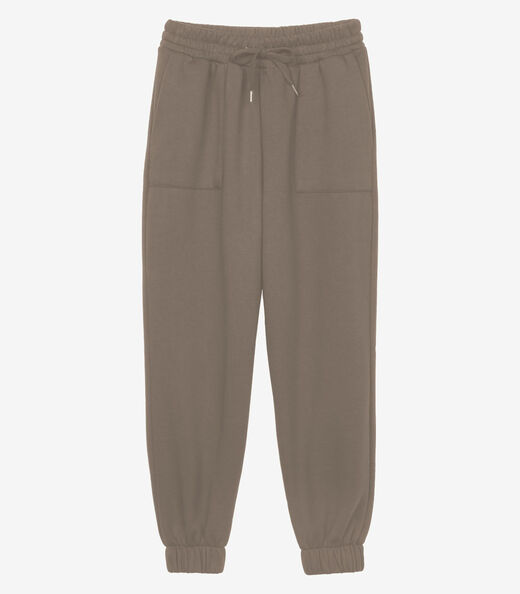 Image_Calça Feminina Moletom Jogger Básico Endless Marrom