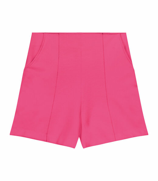 Shorts Feminino Em Moletinho Endless Rosa