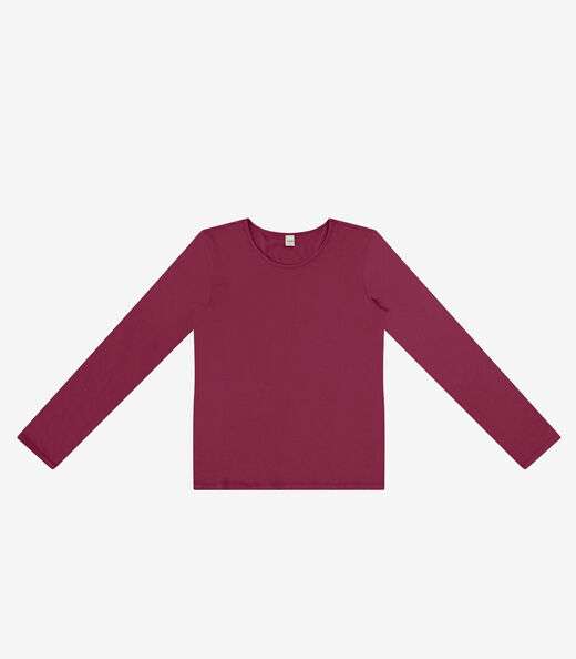 Blusa Feminina Manga Longa Rovitex Vermelho