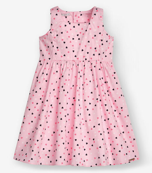 Vestido Popeline Trick Nick Rosa