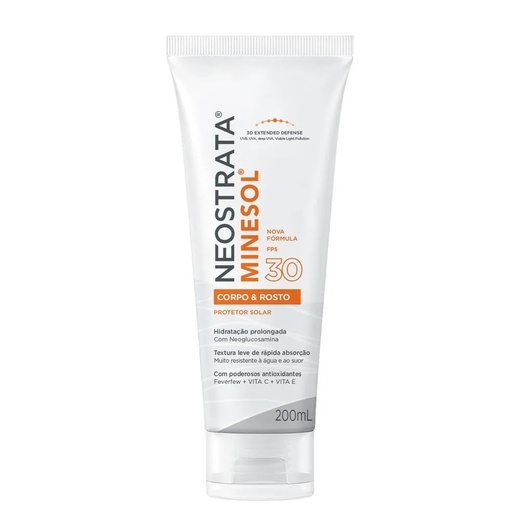 Image_Protetor Solar Minesol Rosto E Corpo FPS30 Neostrata 200ml