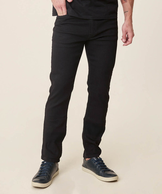 Calça Masculina Sarja Slim Bolsos
