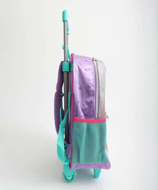 Mochila Mala Com Rodas Infantil Unicórnio Clio Style