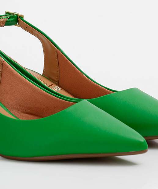 Scarpin Feminino Slingback Salto Fino Vizzano 