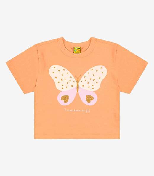 Blusa Feminina Infantil Rovi Kids Laranja