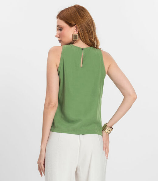 Regata Feminina Curta Decote Redondo Endless Verde