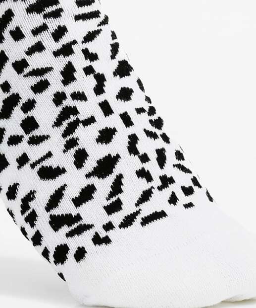 Kit 3 Pares Meias Cano Médio Feminina Animal Print Marisa