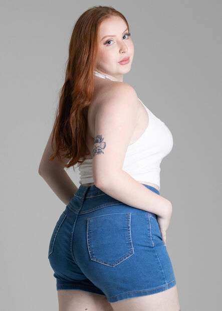 Shorts Jeans Sawary Plus Size - 278075