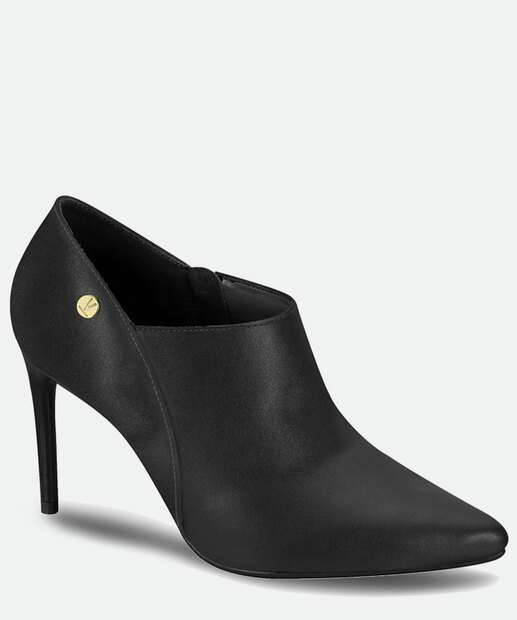 Bota Feminina Ankle Boot Salto Fino Bico Fino Vizzano