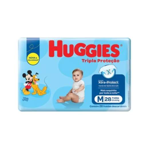 Image_Fralda . Huggies Tp Jumbo (M) 28 Unds