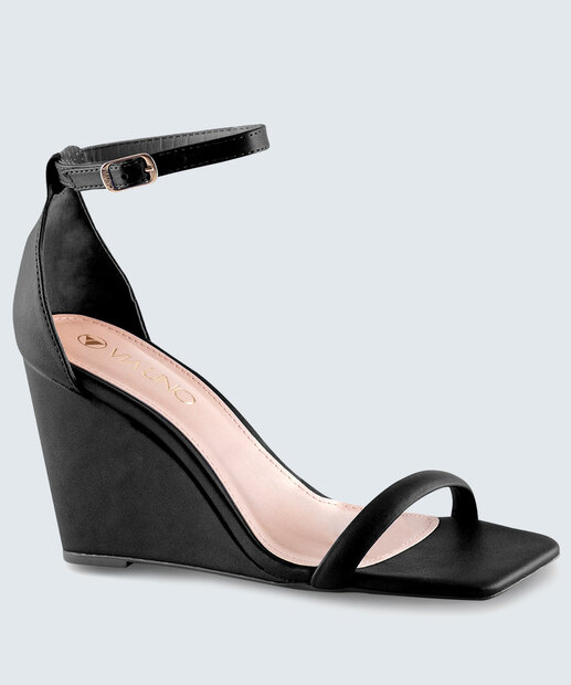 Sandália Anabela Feminina Via Uno