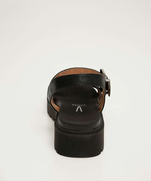 Sandália Flatform Feminina Fivela 