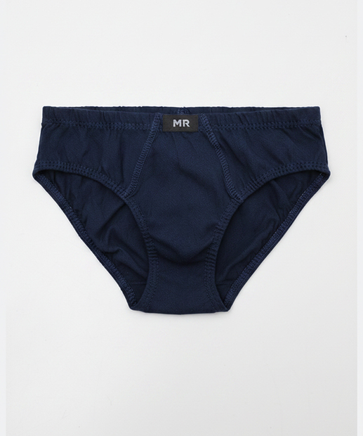 Kit 3 Cuecas Infantil Slip Lisa Marisa Tam 2 a 12 Azul