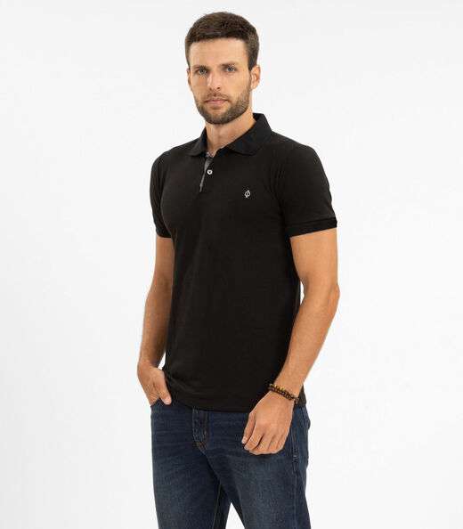 Image_Polo Masculina Básica Diametro Preto
