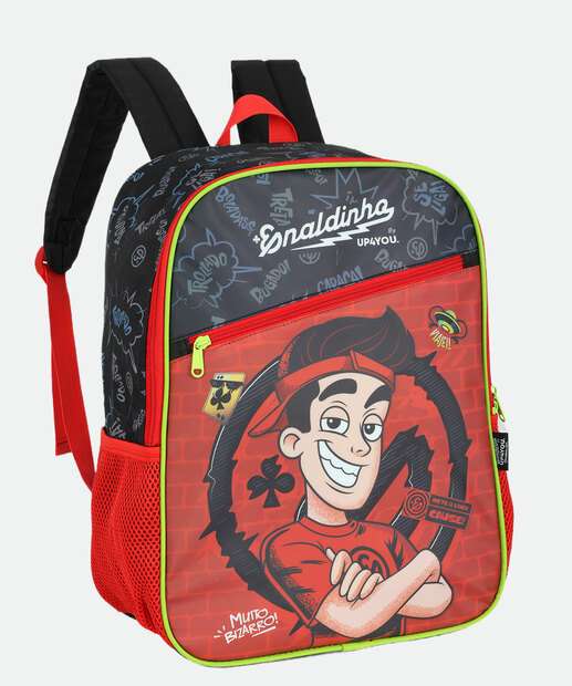 Mochila Infantil Escolar Enaldinho Up4you Preto