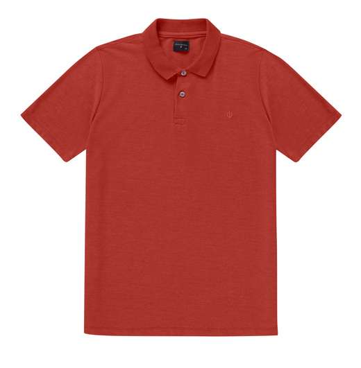 Camisa Polo Básica Masculina Diametro Vermelho