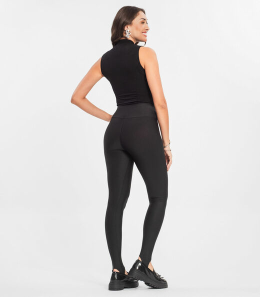 Calça Legging Feminina Fusô de Pezinho Select Preto