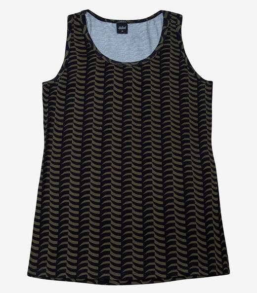 Regata Feminina Estampada Select Verde