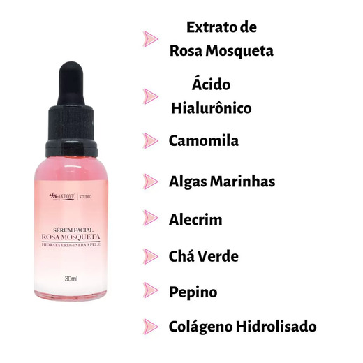 Sérum Facial Rosa Mosqueta Max Love