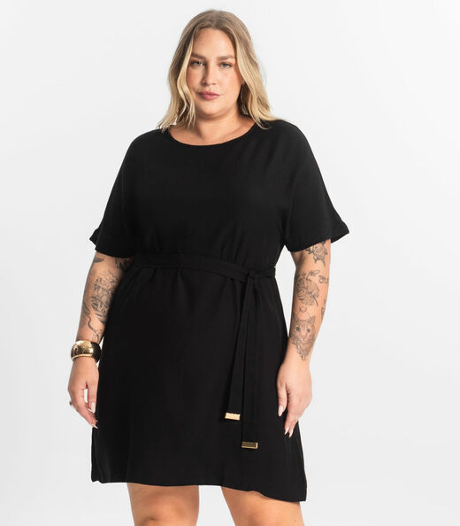 Vestido Curto Secret Glam Preto