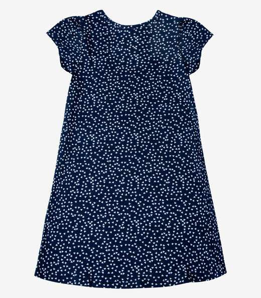 Vestido Infantil Estampado Select Azul
