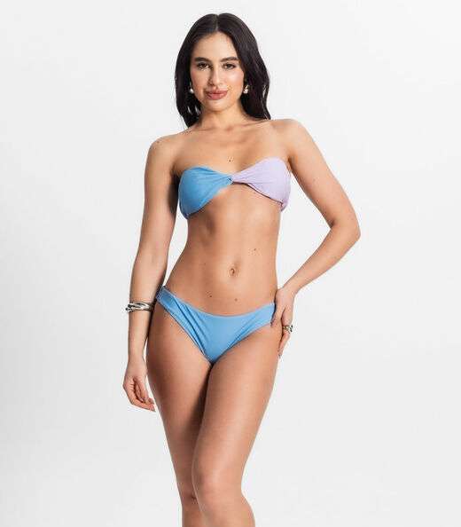 Conjunto Biquíni Com Alça Removível Bela Gaia Azul
