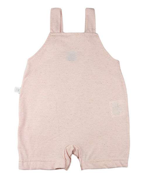 Macacão Bebê Malha Linhotex Coelhinho e Balões - Rosa