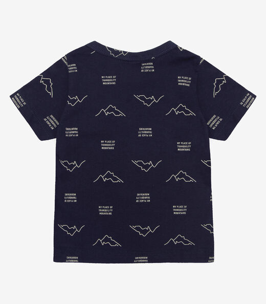 Camiseta Infantil Masculina Animais Infinita Cor Azul