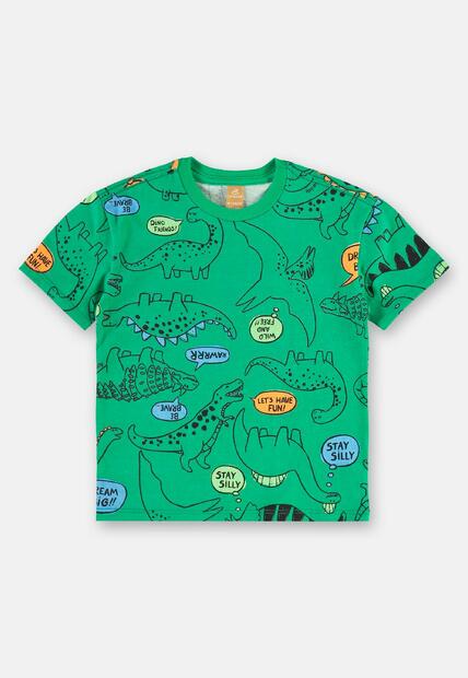 Conjunto Camiseta Dinos Bermuda Up Baby